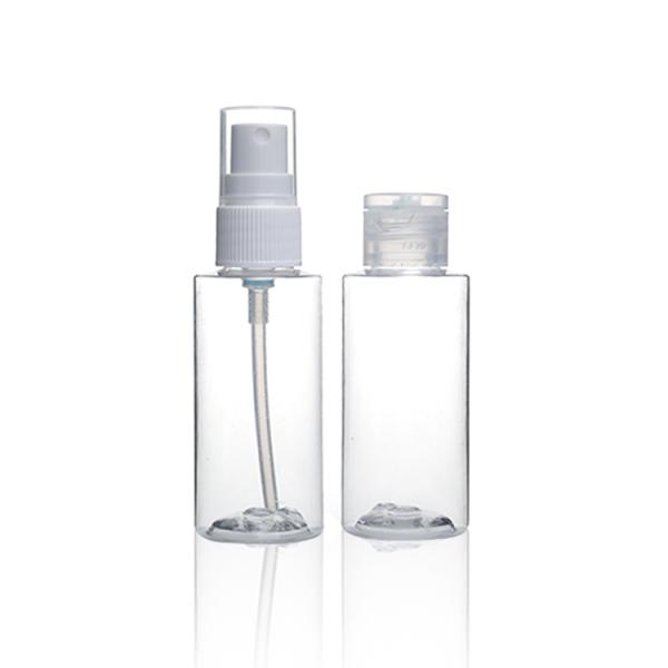 30ml 60ml Plastic Packaging Bottles Clear PET Protects Against UV Rays