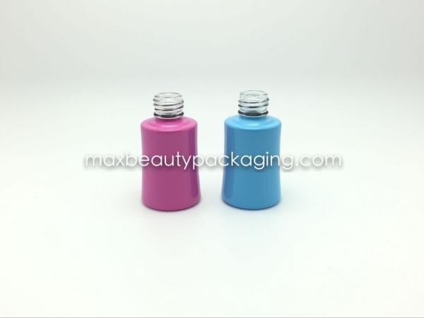 thick tough powder coating gel bottle high quality nail polish packaging uv color coating finish environment friendly