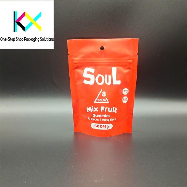 Resealable Snack Food Packaging Bags With Good Barrier Food Grade Material Doypack Stand Up Pouch With Ziplock