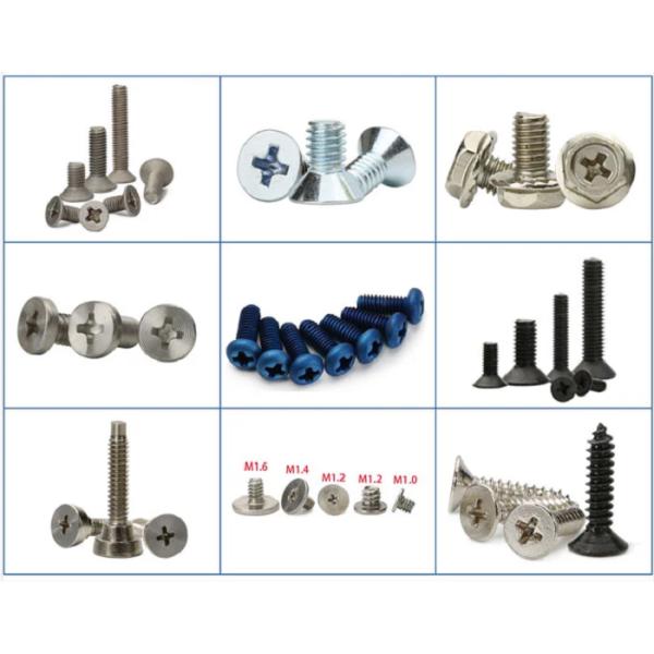 Acero de carbono/tornillos de acero inoxidables del hardware para la industria del automóvil