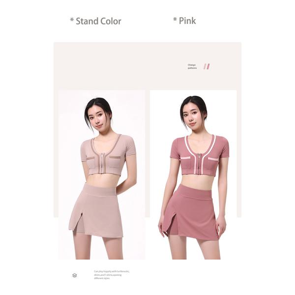 На открытом воздухе женщины играют в гольф одежды Breathable быстрые сухие атлетические дамы играют в гольф юбку