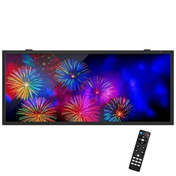 88inch Customized Bar LCD Poster with USB Interface and Remote Control for Digital Signage