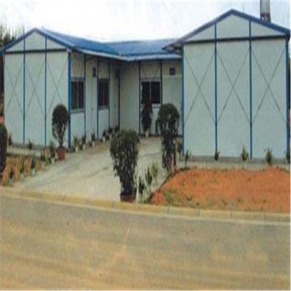 waterproof greywhite prefabricated house with 50mm eps sandwich panels for warehouse