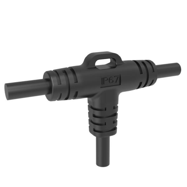 T Tee Wire Waterproof Connector 10A Max Rated Current LED Light Wire Connector