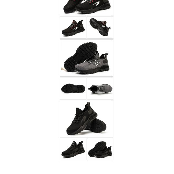 Flying Weaving Light Comfortable Steel Toe Shoes Breathable