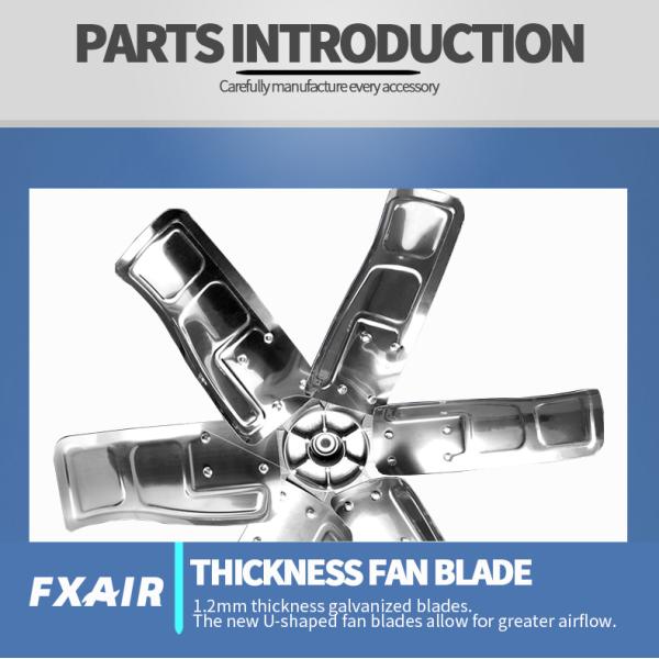 Portable industrial exhaust fan Wall Mounted Heavy Duty high volume air intake exhaust fan system industrial extract fan