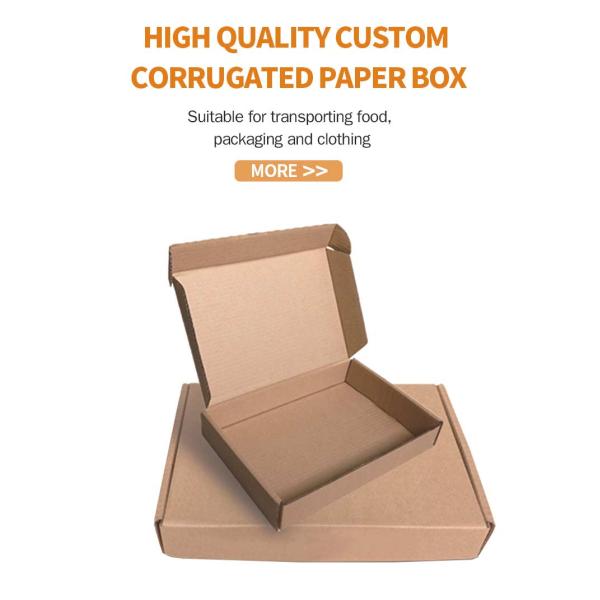 Creatrust Gift Filling Custom Packaging Folded Cooky Corrugated Spice Cosmetic Cake Kraft Paper Box