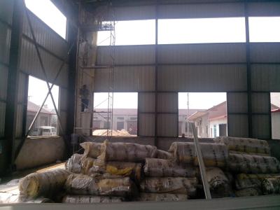 Water Resistant Fabricated Steel Structure Godown Q345 Metal Carport Garage