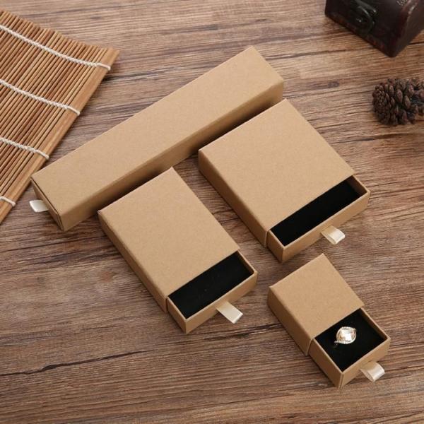 Cardboard Rigid Ring Earring Necklace Jewelry Watch Gift Box Custom Printing