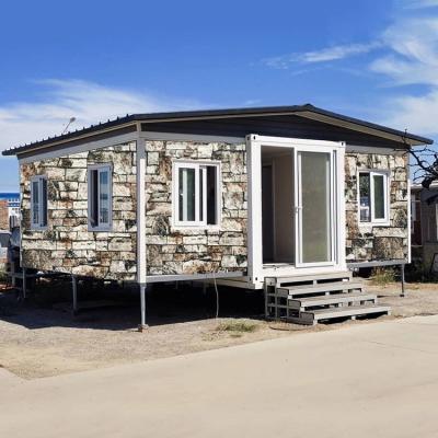 Module moderne préfabriqué 8 chambres 20ft conteneur extensible petite maison pour vivre dans maison préfabriquée portable
