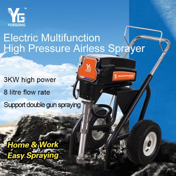 Portable Airless Paint Spray Machine 3KW 3000 PSI Interior Exterior Paint Sprayer