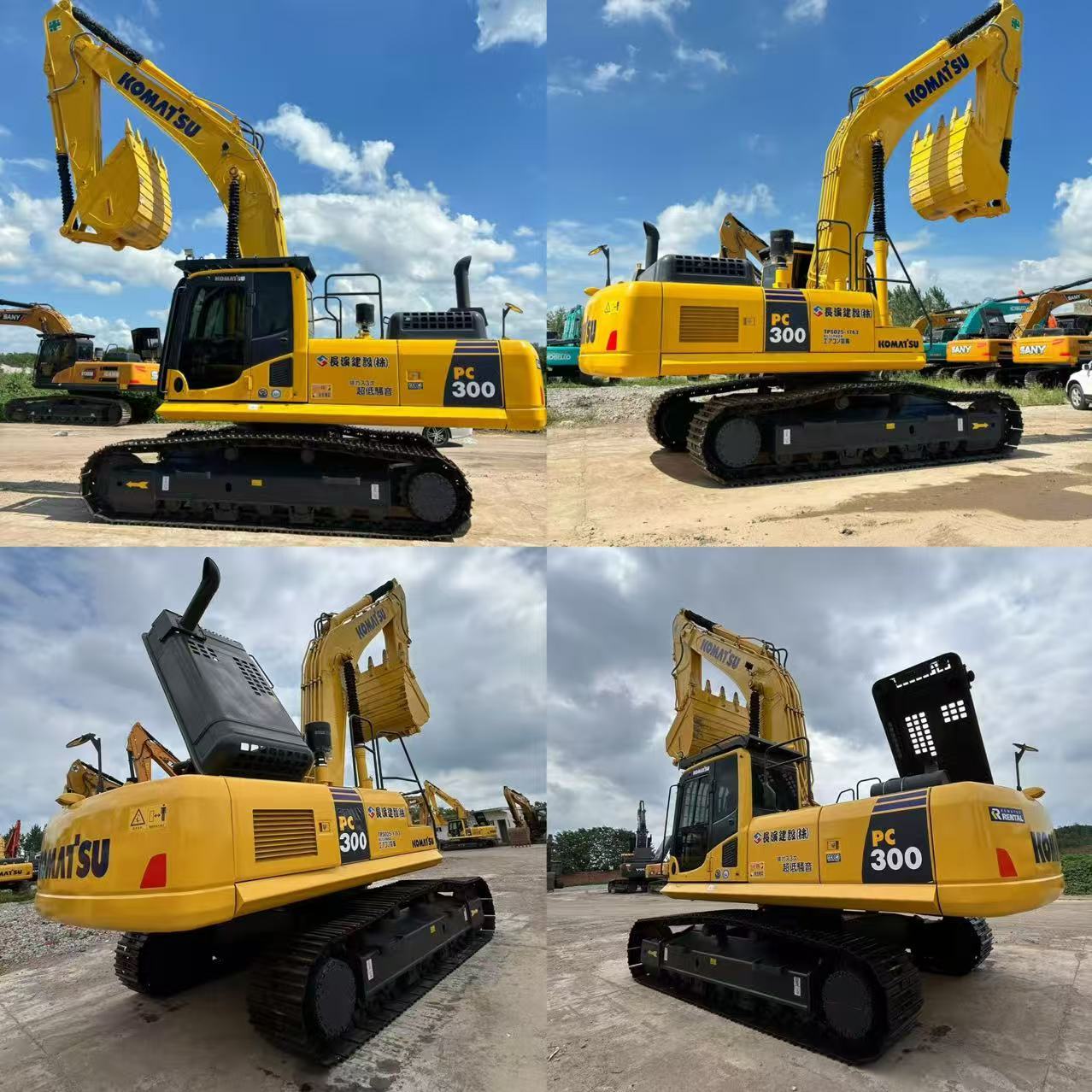 Hot Market Sale Used Komatsu PC300 Large Crawler Excavator Second Hand Hydraulic Digger Used Excavator for Mining