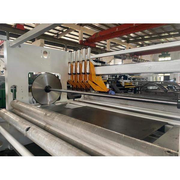 Máquina de enrolar e cortar de tecidos não tecidos para linhas de enrolamento