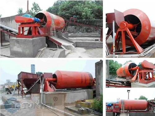 Drum Stone Mud iron Ore Washing Machine Plant Large