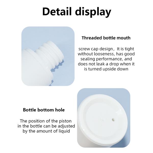 15 мл / 30 мл / 50 мл AS PP безвоздушная лосьонная бутылка Эссенция солнцезащитный крем бутылка для ухода за кожей упаковка UKA78