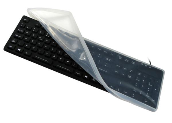 Rubber Cover IP68 Sealing Mechanical Gaming Keyboard 105 Keys FCC