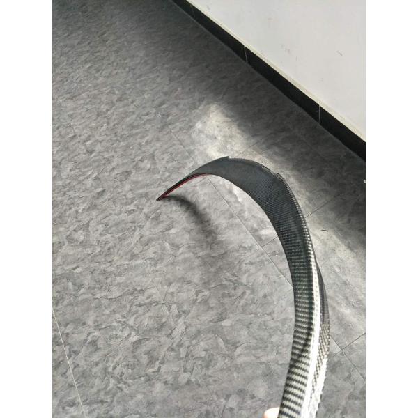 Black Custom Carbon Fiber Parts Rear Wing Lip Spoilers High Temperature Resistance