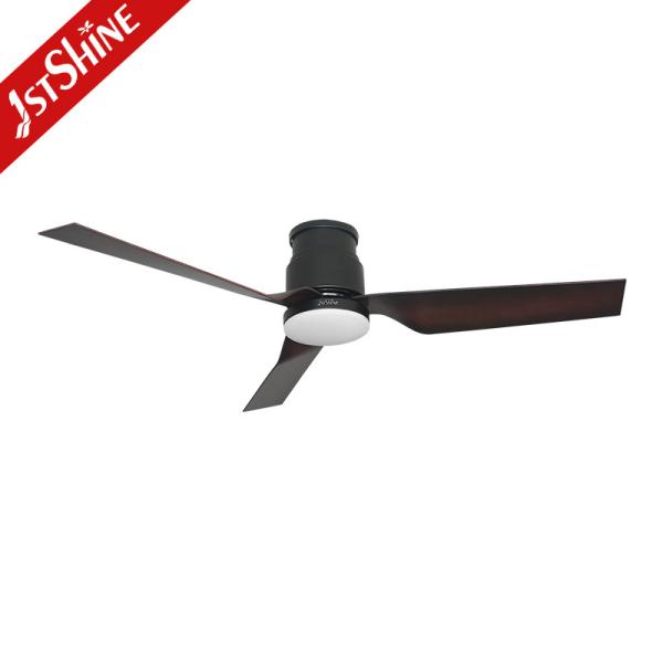5 Velocidade de escolha de lâminas de plástico LED ventilador de teto com montagem de fluxo de luz e perfil baixo