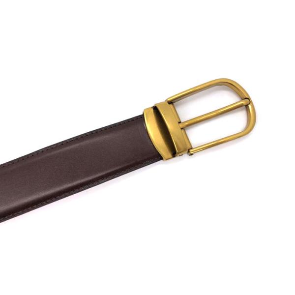 100% Genuine Cow Leather Men Dress Belts With Pin Buckle Handmade
