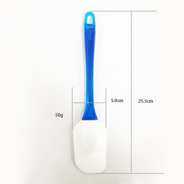 Silicone Mixing Cream Butter Scraper Spatula Cake Tool with Kit Number 1 and Custom Logo