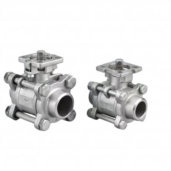 304 Three-piece welded high platform butt welded ball valve Stainless steel 316 welded three-piece ball valve Q61F