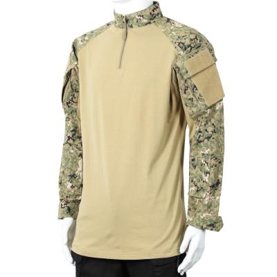 Camisa rápida do assalto da camisa tática do combate da camuflagem