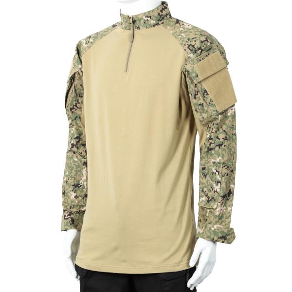 Camisa rápida do assalto da camisa tática do combate da camuflagem