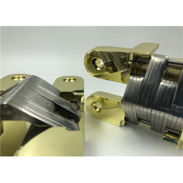 Gold Plated Heavy Duty Hidden Closet Door Hinges With CNAS MA AL Certificate
