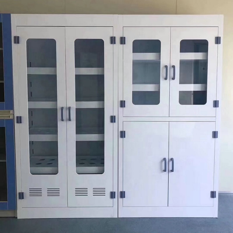 Modern Laboratory Storage Cabinet 2 Door Storage Drawers Cabinet Moisquite Resistant For Hospital