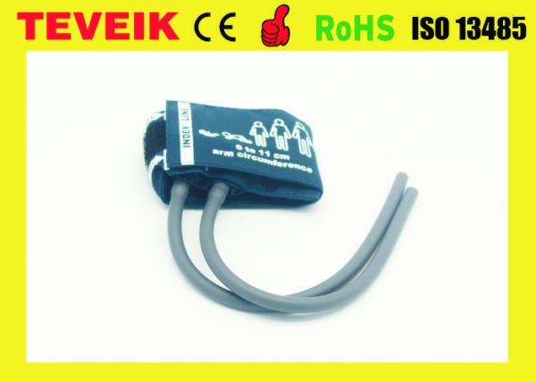 002783 double Hose Nylon Portable NIBP Cuff / Non Invasive Blood Pressure Cuff 6-11cm , IS013485 CFDA