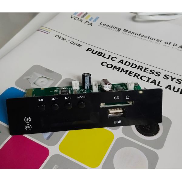 Bluetooth FM Radio Module with LED Display DC 5V/12V Optional Power Supply for Amplifier Upgrade