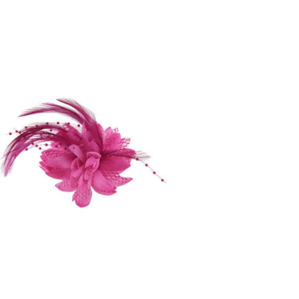 Bridal headdress feather flower wrist corsage pearl wedding dance party clothes accessorie