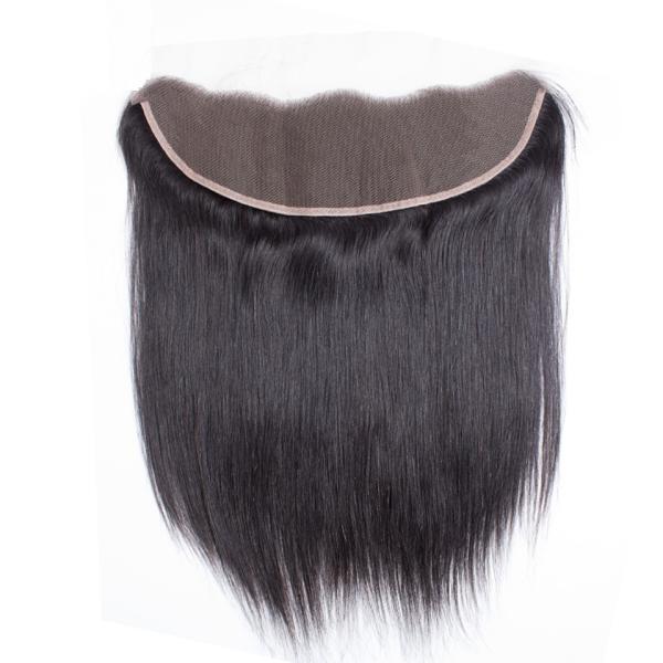 Ухо 13кс4 бразильских волос прямое к закрытию шнурка волос уха прифронтовому с передними волосами младенца