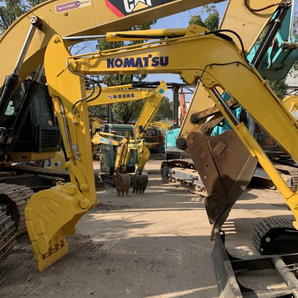 Used Komatsu PC56 5ton Mini Excavator Original Hydraulic Valve 5000 KG Machine Weight