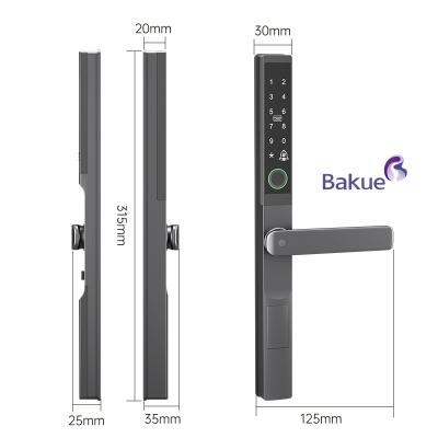 Ultra-thin 25mm Smart Digital Door Lock with Multiple Unlock Methods and Unlimited User Capacity