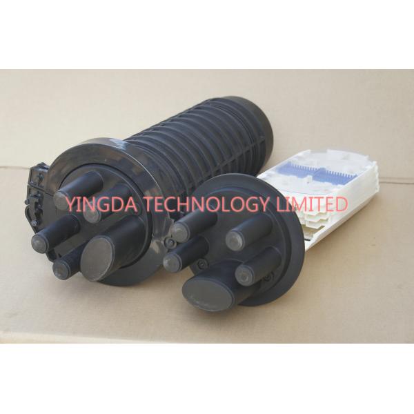 Овал закрытия 1 кабельного сростка оптического волокна держателя поляка волокон PP 96 водоустойчивый + 4 круглых порта