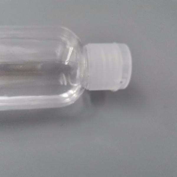 Round Clear Flip Up 20 / 410 Plastic Bottle Caps