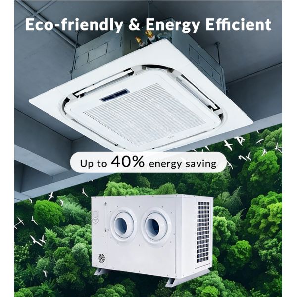 5HP 7HP Wall-mounted Jet Type Evaporative Cooling Energy-Saving Air Conditioner High Cooling Capacity System for Factory