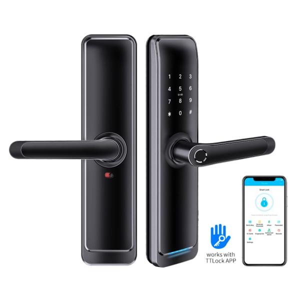 保証デジタル家防水TTロックAPPのスマートな指紋パスワード キーのドア ロック