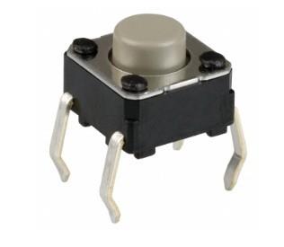 0.05A 24VDC  Omron Tactile Switch B3F-1022 NO SPST Flat Round Button PC Pins 1.47N