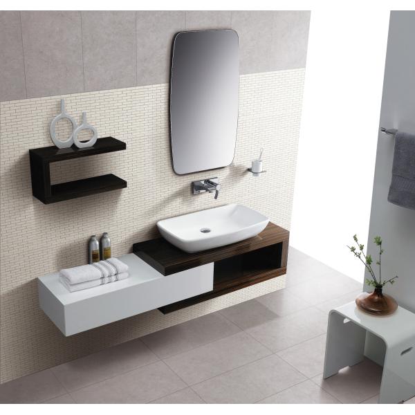 Élégante mosaïque en pierre naturelle blanche de 300x300 mm pour hôtel et bâtiment