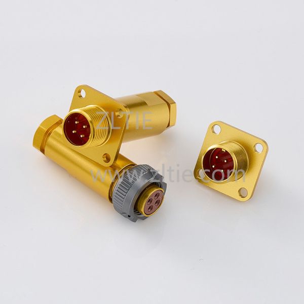 PC4TB Threaded Circular Connector With Russia Standard PC Type