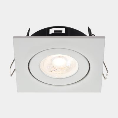 o quadrado de 90mm Recessed o dispositivo elétrico de Downlights Fixted Gu10 Downlight