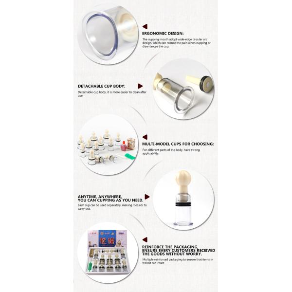 Long Term ABS Body Massager Top Magnetic Massage Medical Device Hijama Vacuum Twist Cupping
