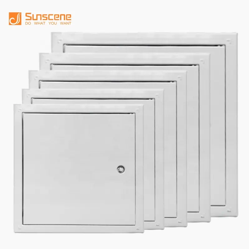 Galvanized Metal Access Panel Trap Door Inspection Door Spring Hinge Loaded Steel Ceiling Wall