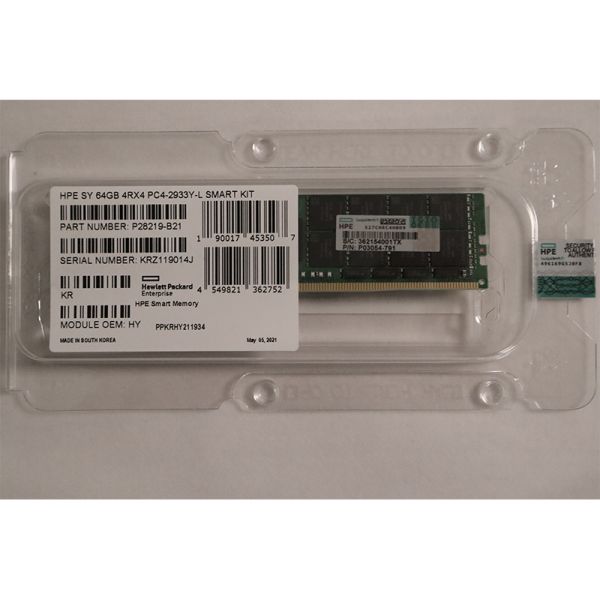 sealed Box and Original Hpe Server ram 16gb 32gb 64Gb DDR4 2400mhz 2666mhz 2933mhz 3200mhz Registered Smart Memory Kit