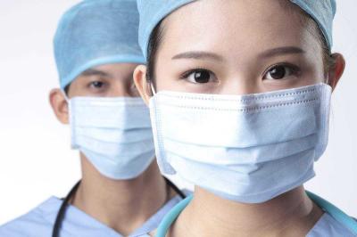 White Disposable Surgical Non Woven Fabric Mask To Prevent Flu With Longlife
