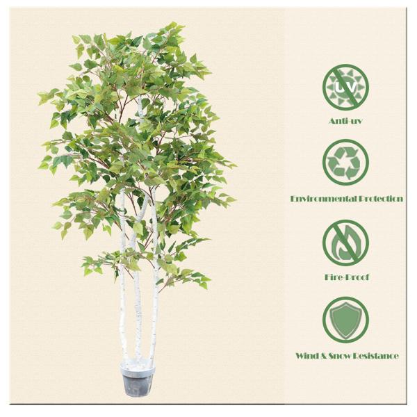 Ornamental Plant Artificial Radermachera Sinica Natural Greening For Home Decoration