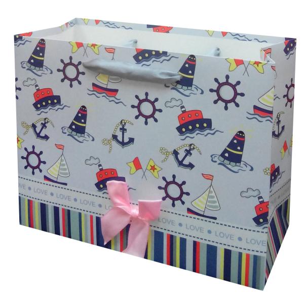 Matt Lamination Luxury Paper Bags for Wedding Gifts