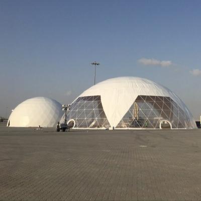 Large Robust Geodesic Half Sphere Tent Events Commercial Dome Tent Weatherproof